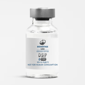 Biovantage Labs DSIP research peptide vial, 99+% purity, lyophilized, Canada