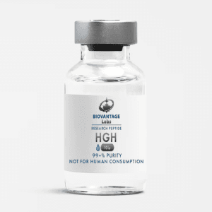 Biovantage Labs HGH 10iu research peptide vial, 99+% purity, lyophilized, Canada